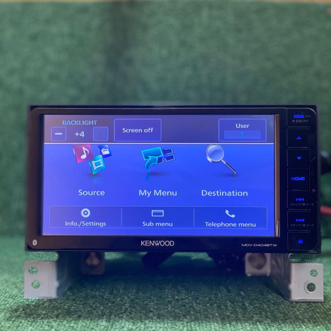 カーナビ KENWOOD MDV-D404BTW Bluetooth
