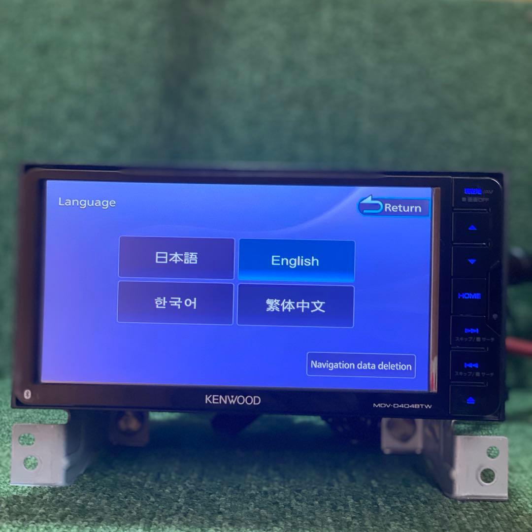 カーナビ KENWOOD MDV-D404BTW Bluetooth