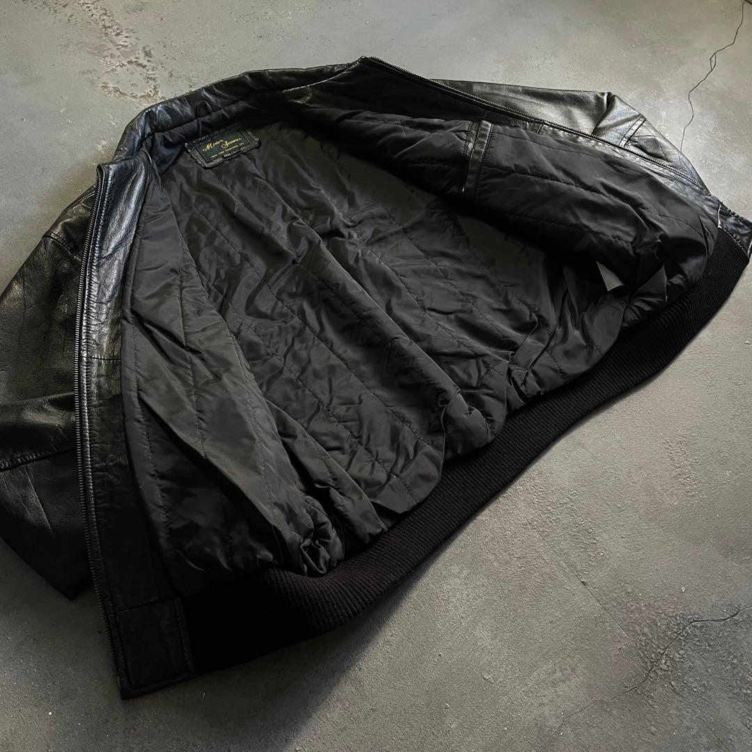 type A-2“authentic“牛革 “短丈“bomber jacket