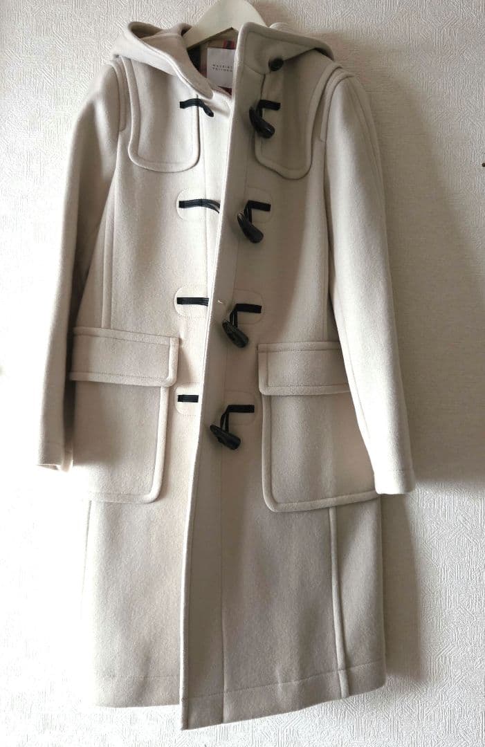 マッキントッシュフィロソフィ☆ライトグレージュ ダッフルコート 36 美品