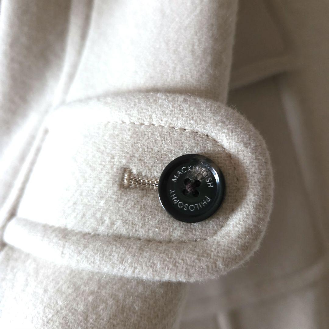 マッキントッシュフィロソフィ☆ライトグレージュ ダッフルコート 36 美品