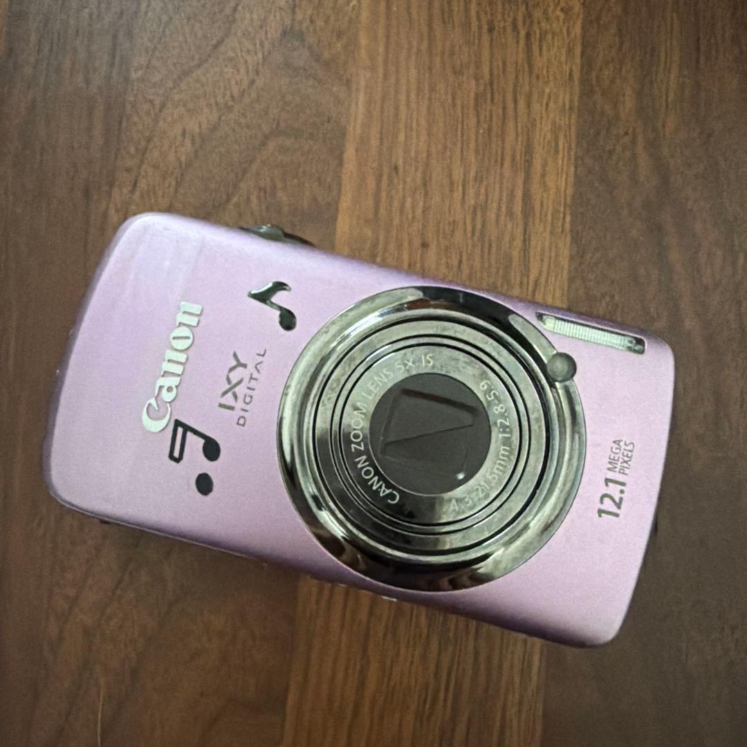 Canon IXY DIGITAL 12.1メガピクセル ピンク　デジカメ