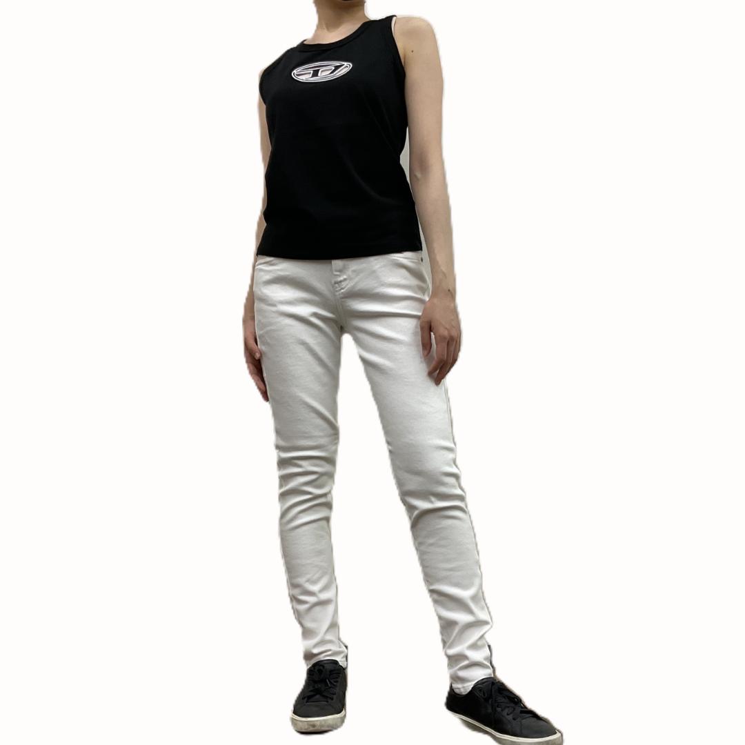 新品　ディーゼル　レディース　ホワイト ジーンズ　27　SLANDY　スキニー