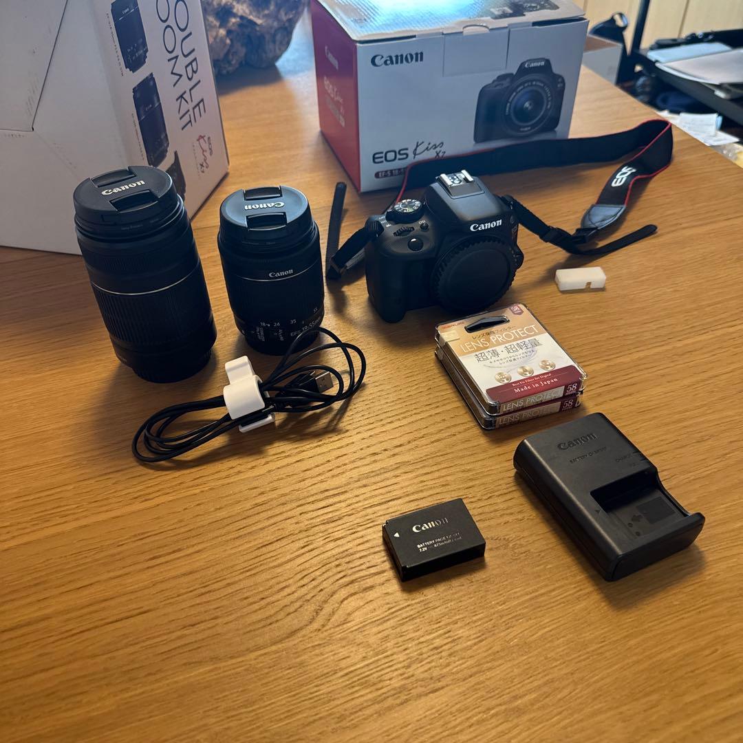 【超美品】Canon EOS Kiss X7 ダブルズームキット