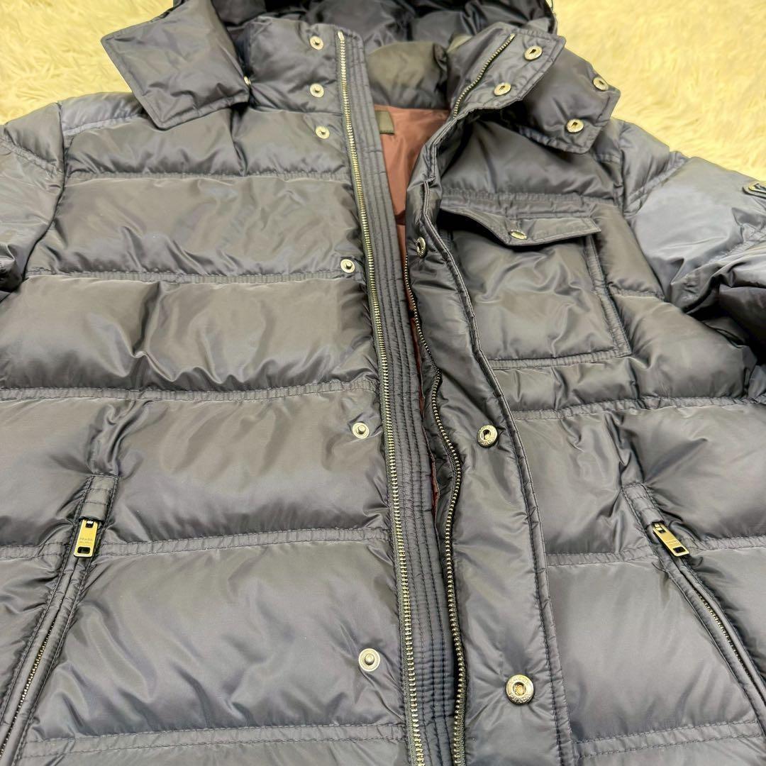 希少サイズ54✨ PRADA プラダ ダウン 三角プレート トライアングル