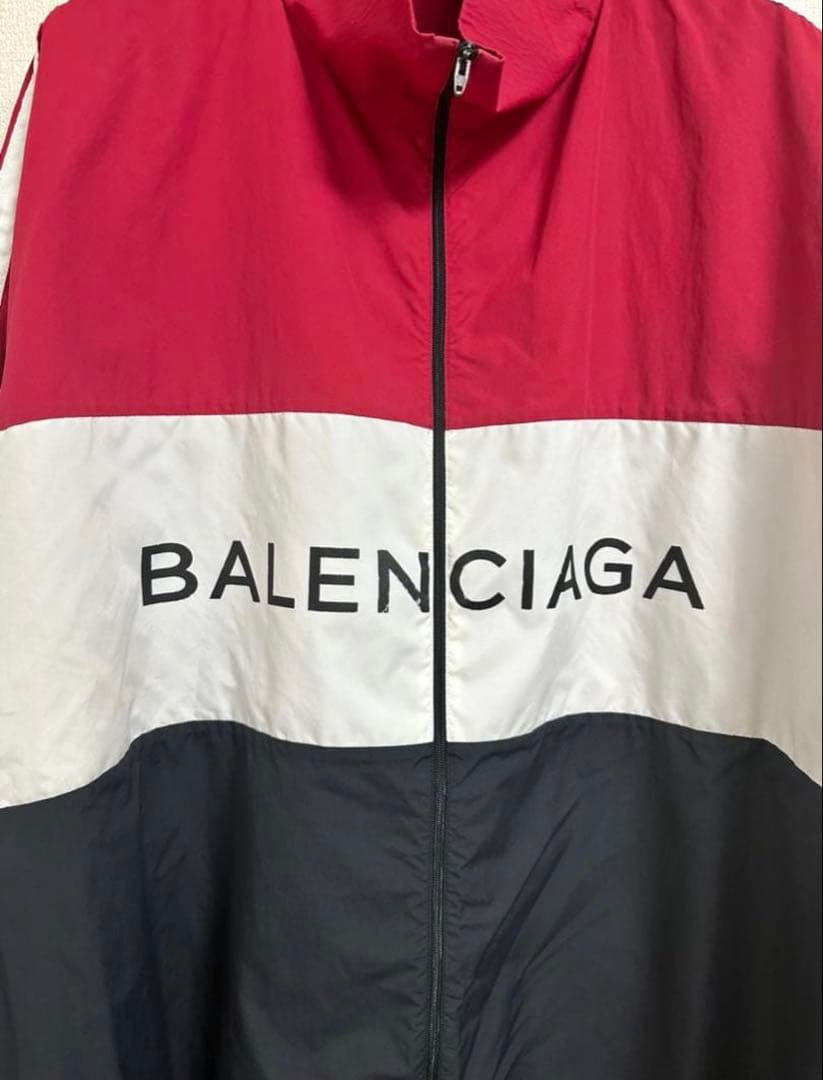 BALENCIAGA ジップアップジャケット 赤黒