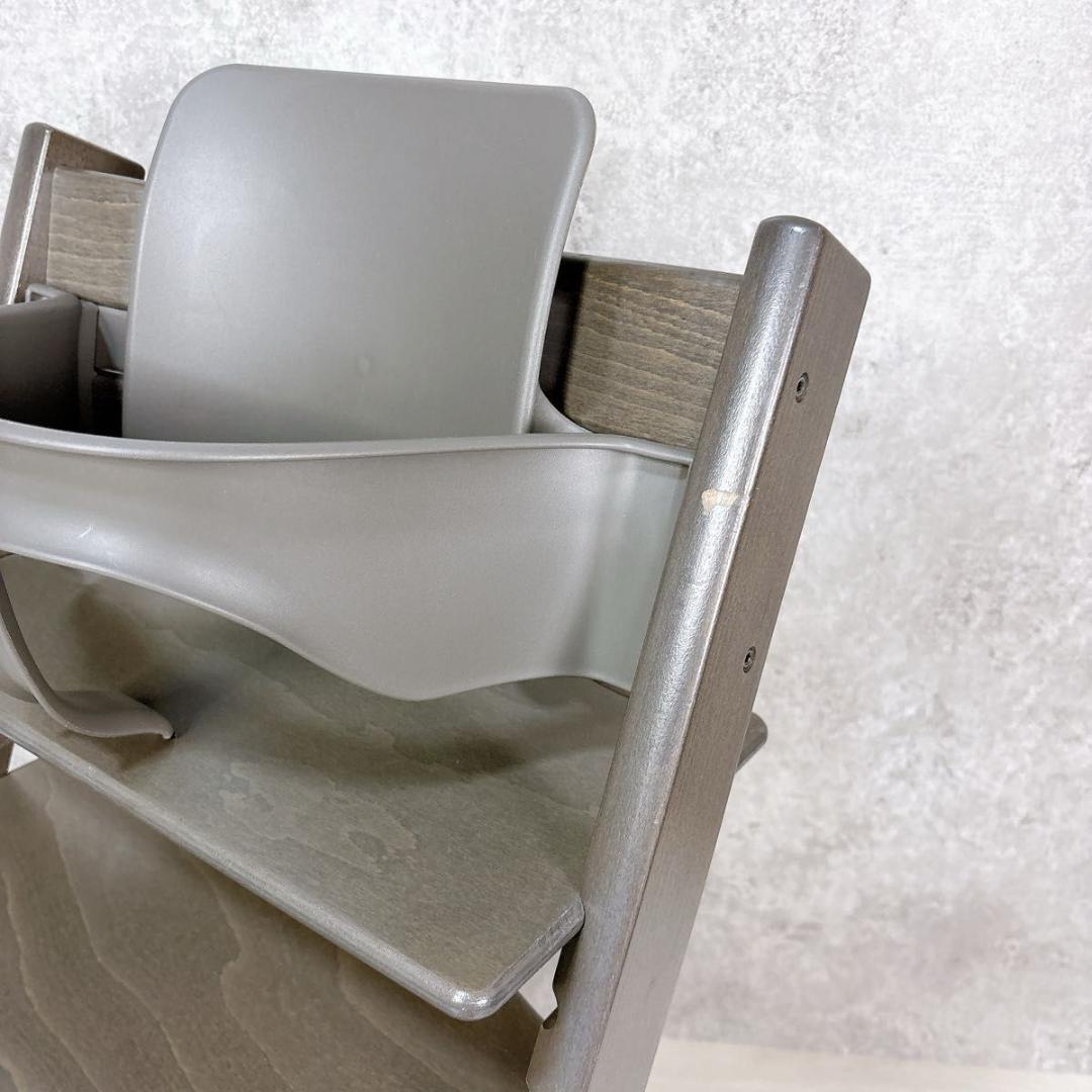 【美品】ストッケ トリップトラップ ベビーセット S/N 4 木製 ハイチェア