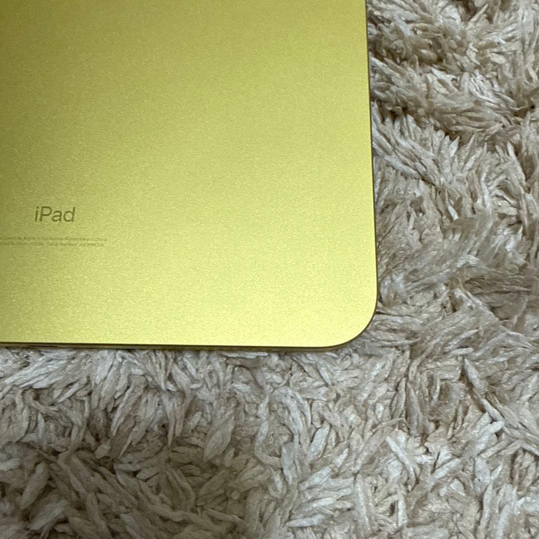 Apple iPad A2696 イエロー　64GB 10世代　訳アリ美品