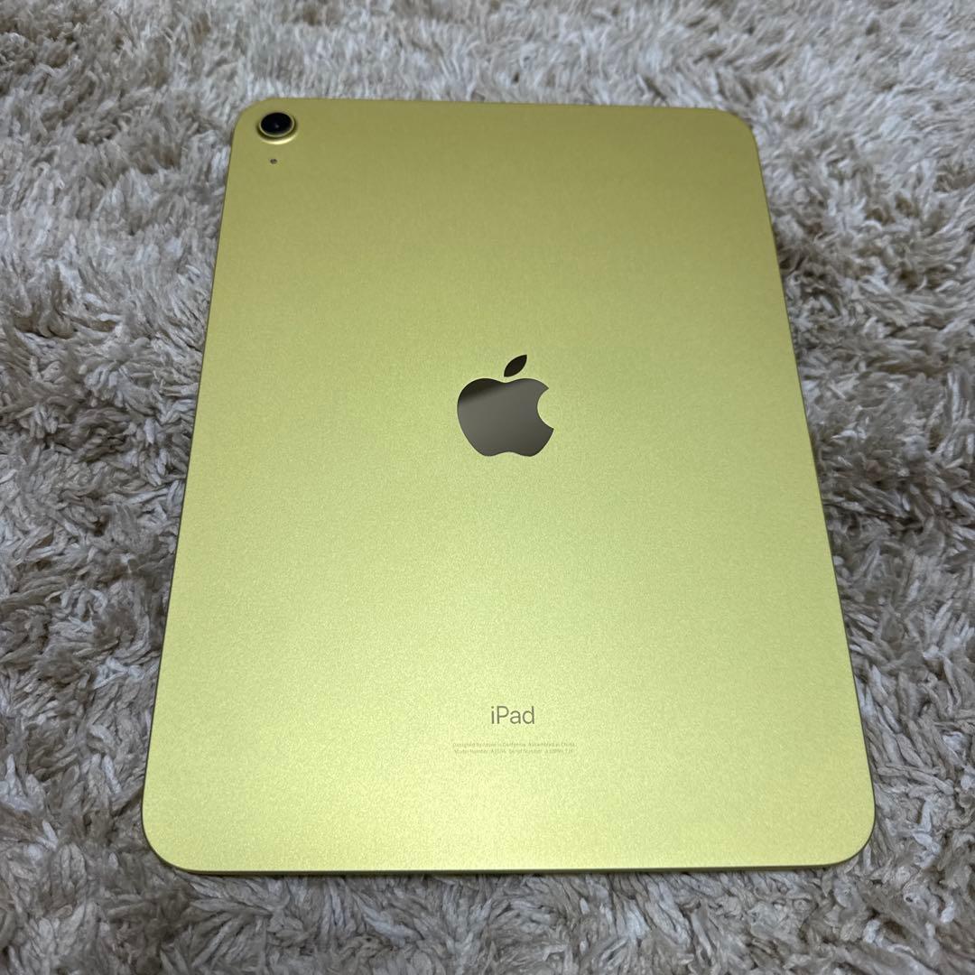 Apple iPad A2696 イエロー　64GB 10世代　訳アリ美品