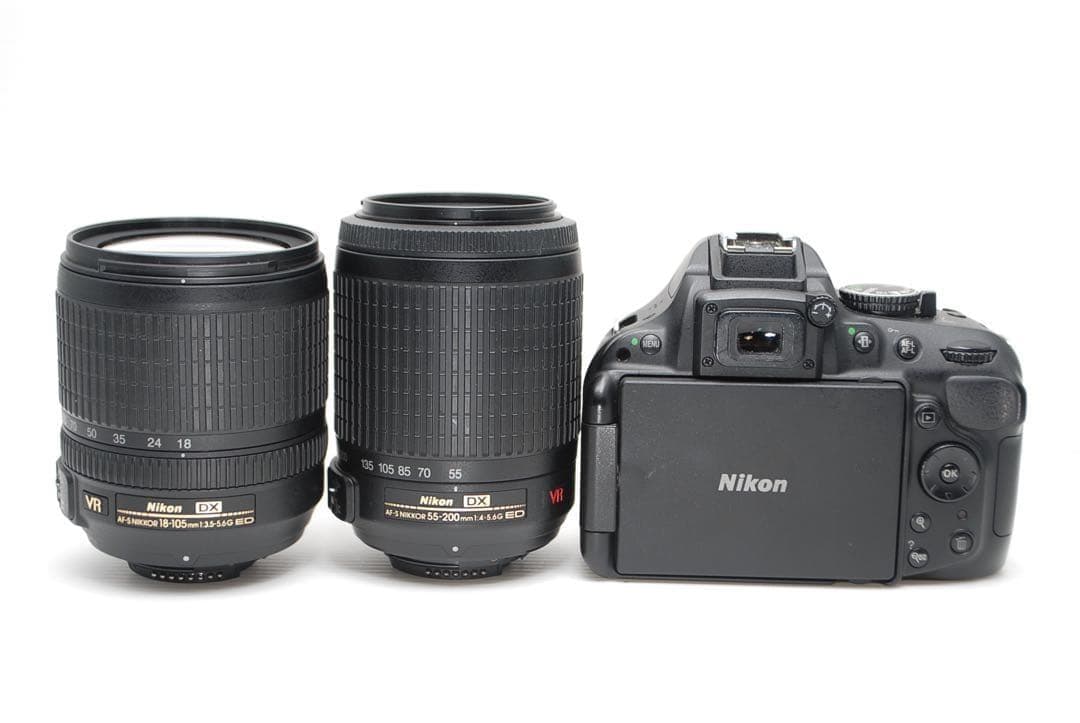 ❤️スマホ転送OK❤️Nikon D5200 望遠レンズ付き 高性能レンズ大人気