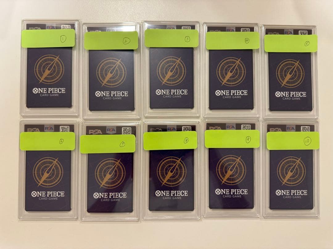 希少！psa10連番10個セット　ワンピースDAY2024モンキー・D・ルフィ