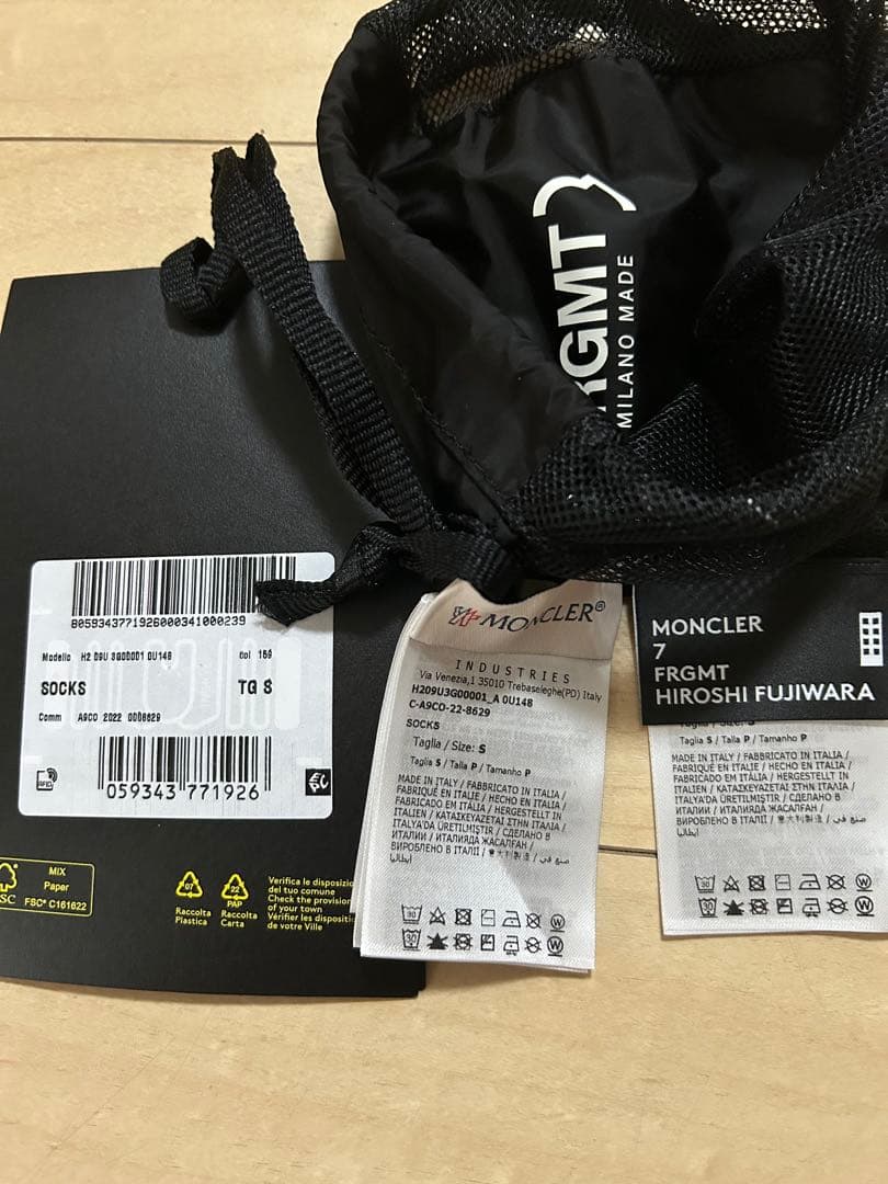 新品未使用　モンクレール　ソックス　3足セット