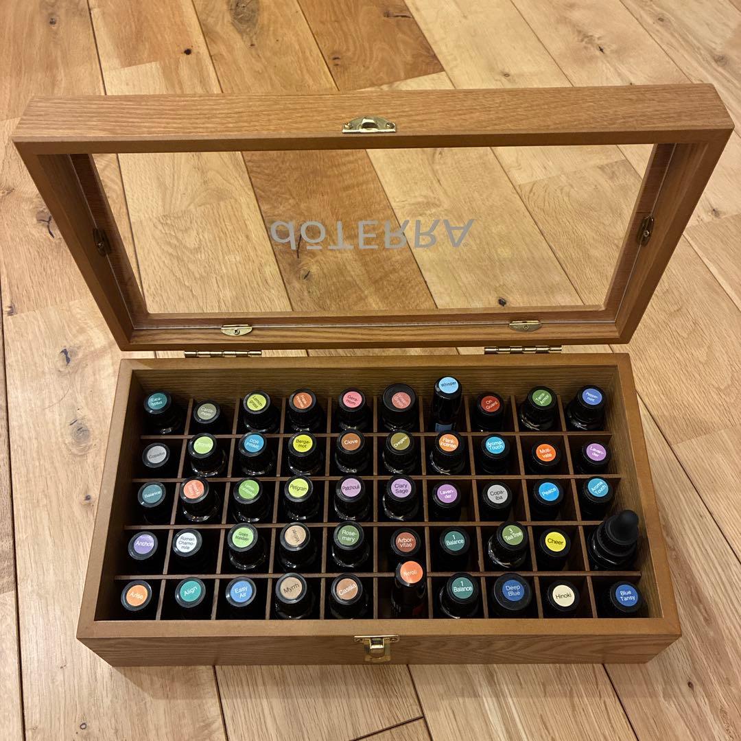 dōTERRA エッセンシャルオイル50本+収納ボックス 50本用