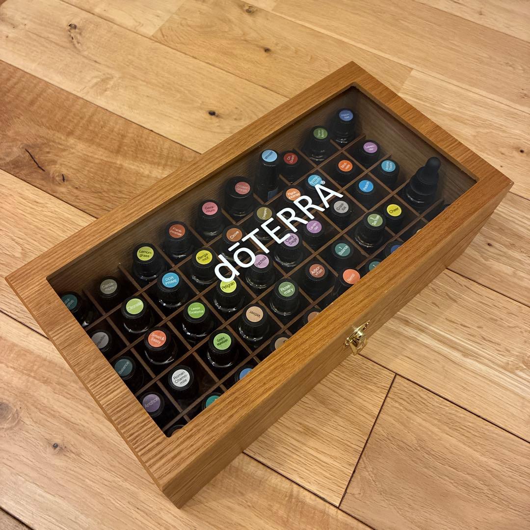 dōTERRA エッセンシャルオイル50本+収納ボックス 50本用