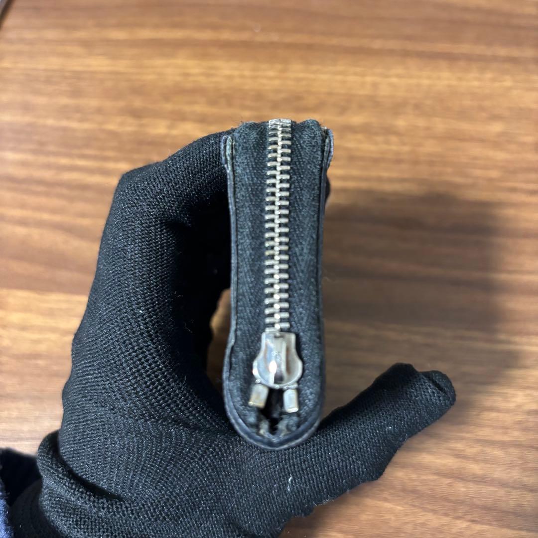 ルイヴィトン ダミエグラフィット ケース 黒 ラウンドファスナー