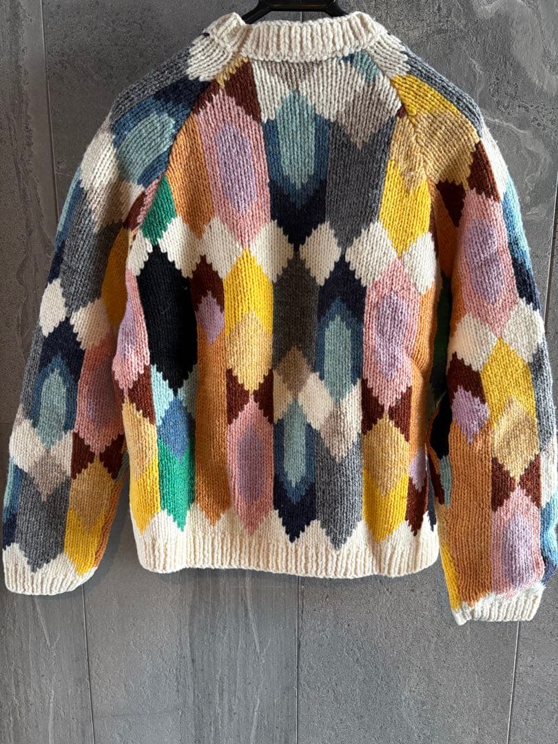 PRADA 18aw 2017aw 幾何学模様 総柄 ニット セーター