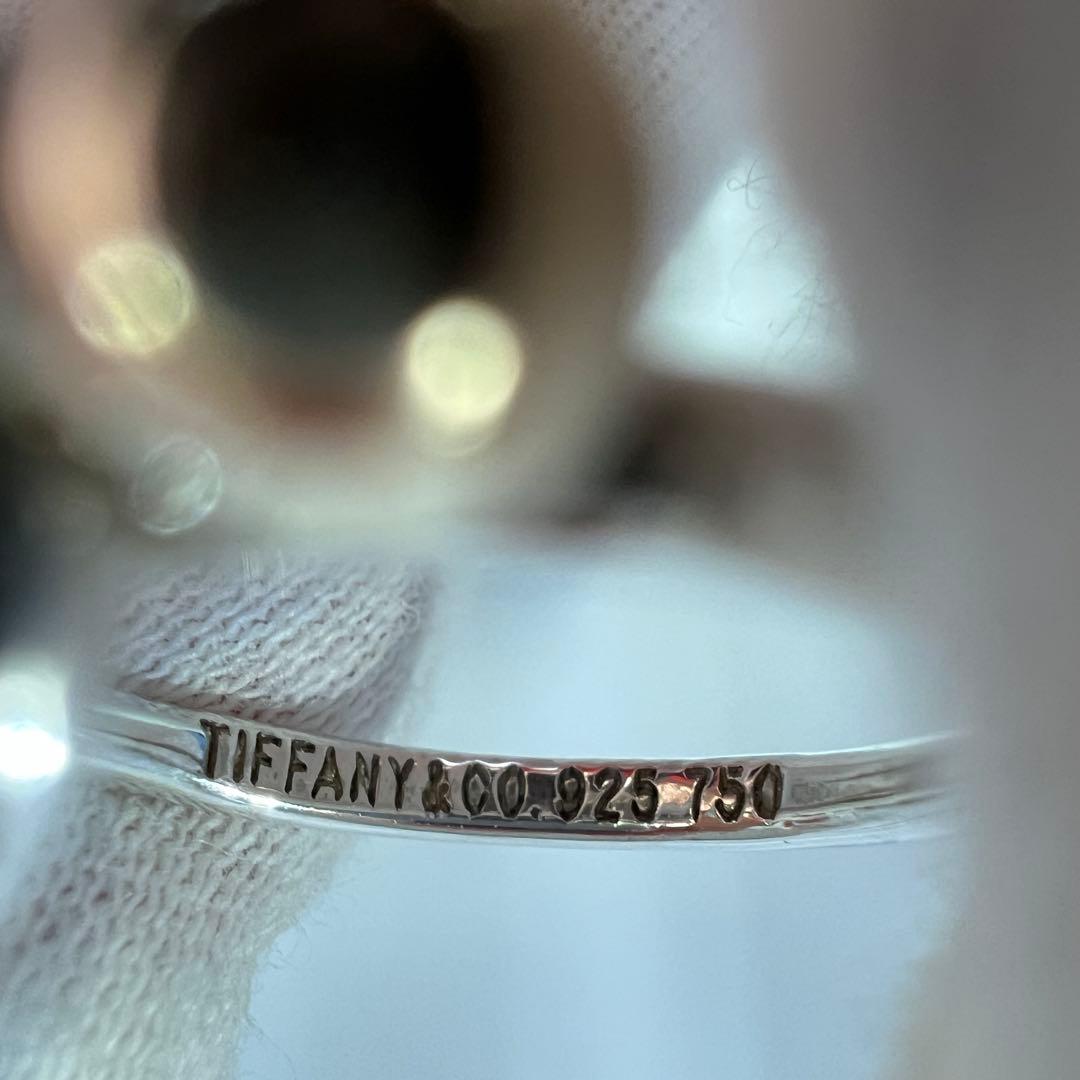 【美品】ティファニー✨ラブ ノット リング✨指輪✨コンビ 925 k18 10号