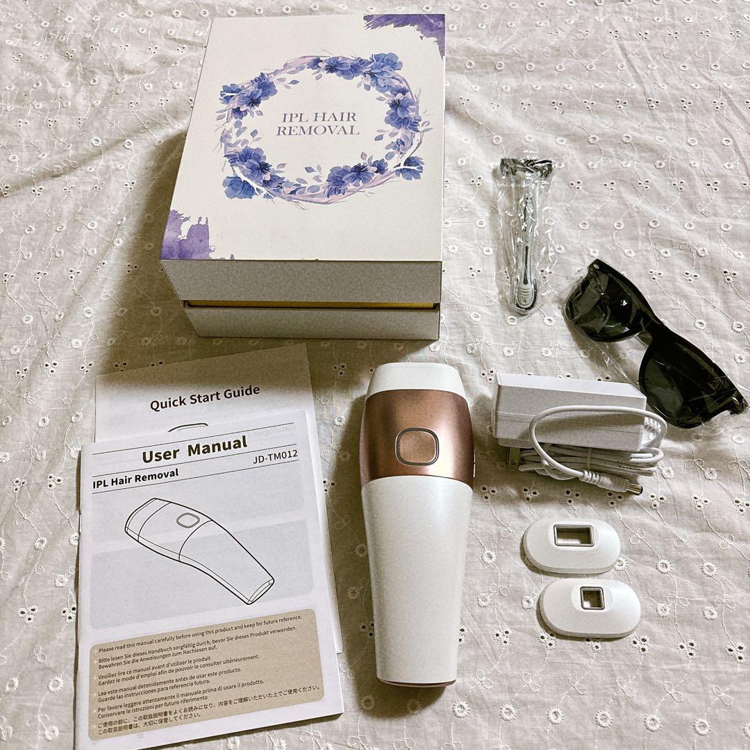 【未使用】 Svoky IPL光脱毛器 冷感脱毛光美容器 ムダ毛処理 5段階調節