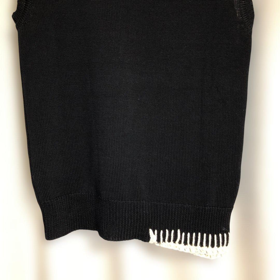 JIL SANDER ブラックニットベスト
