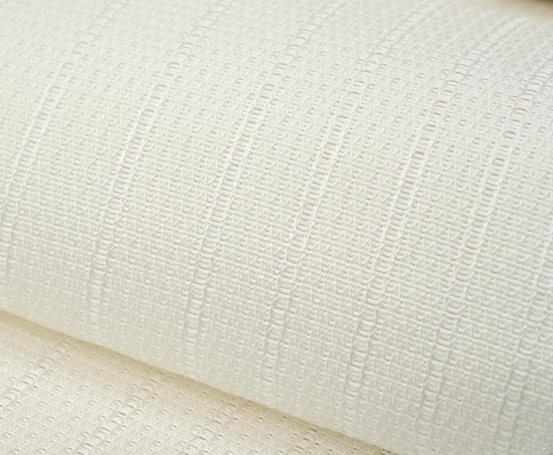 新品 博多織 夏物 単衣半幅帯 西村織物【粗紗】総暈し白々 帯端処理加工込み