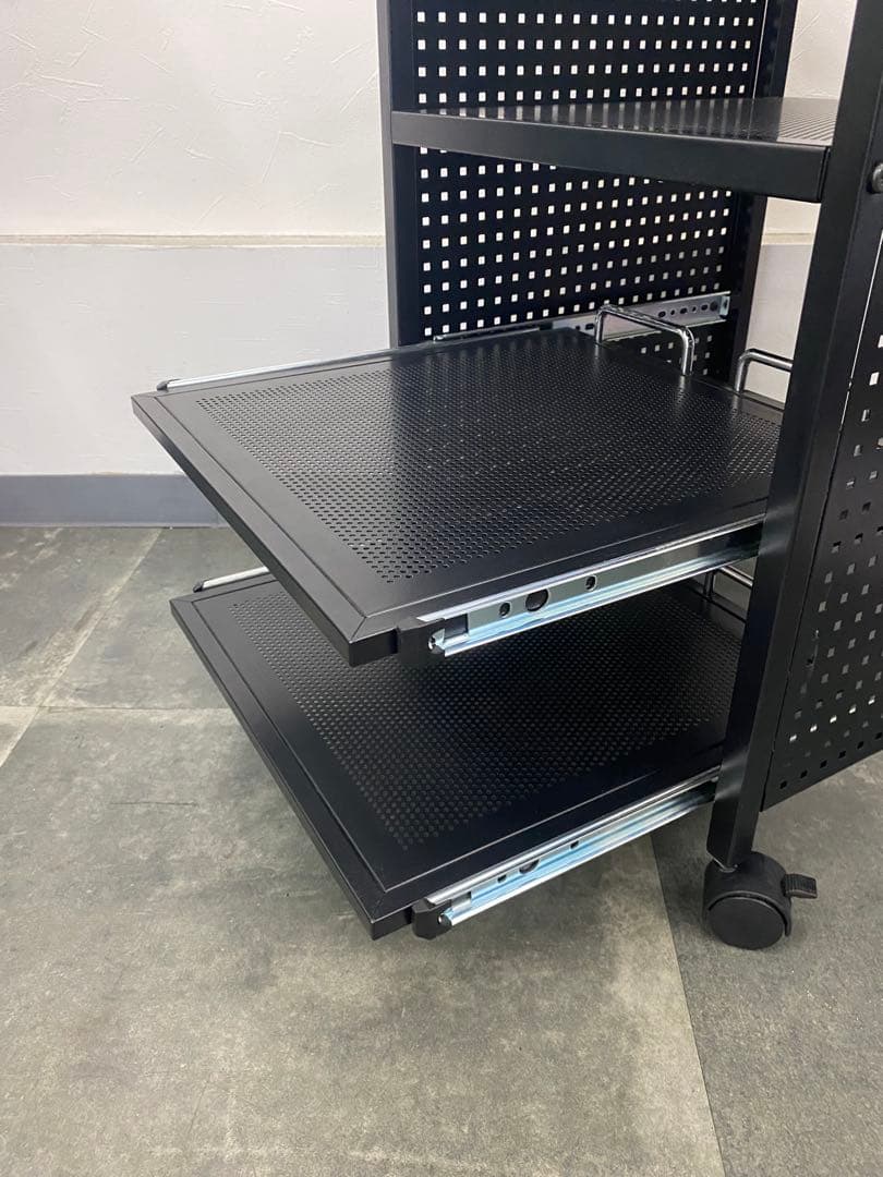 Bauhutte ゲーム機収納ラック BHS-380G-BK 中古