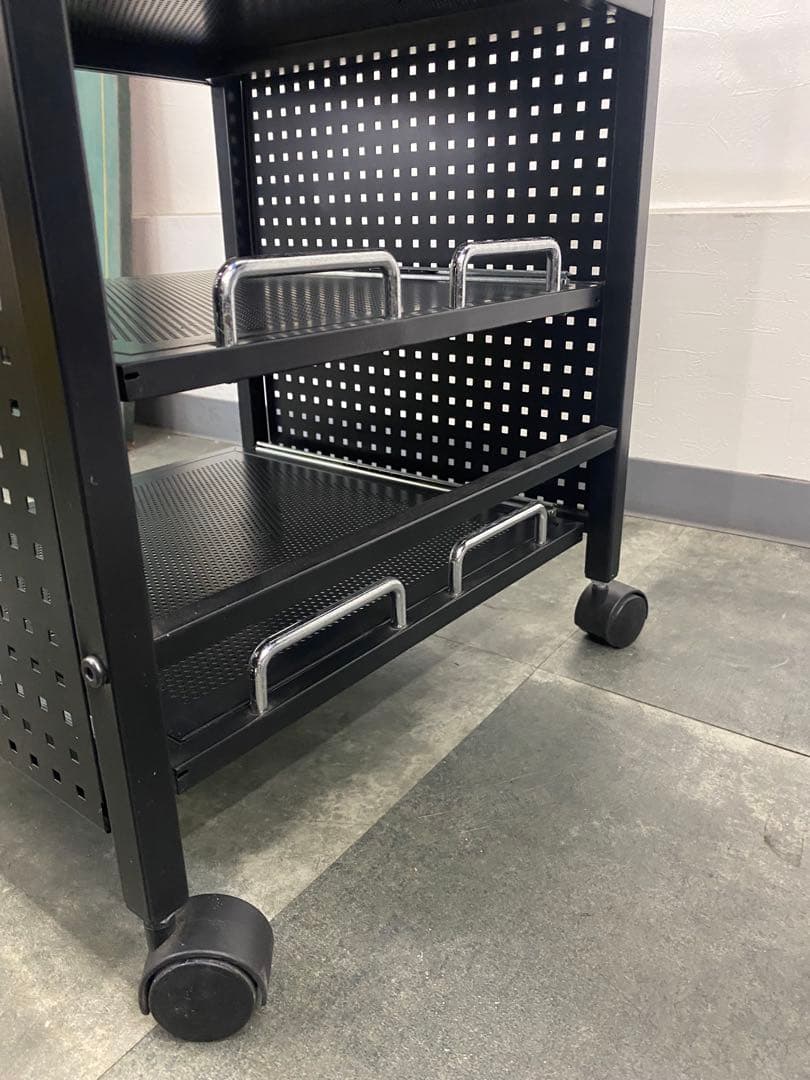 Bauhutte ゲーム機収納ラック BHS-380G-BK 中古