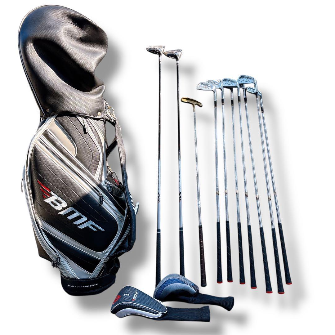 BMF BRIDGESTONE 初心者 クラブセット 黒 一式 10本セット