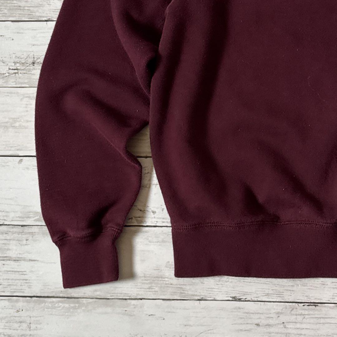 こ*わ様 ポロラルフローレン スウェット M ボルドー ワンポイント 刺繍 前V