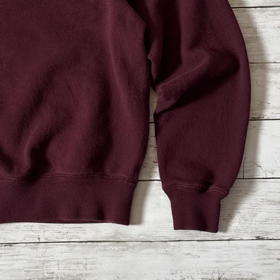 こ*わ様 ポロラルフローレン スウェット M ボルドー ワンポイント 刺繍 前V