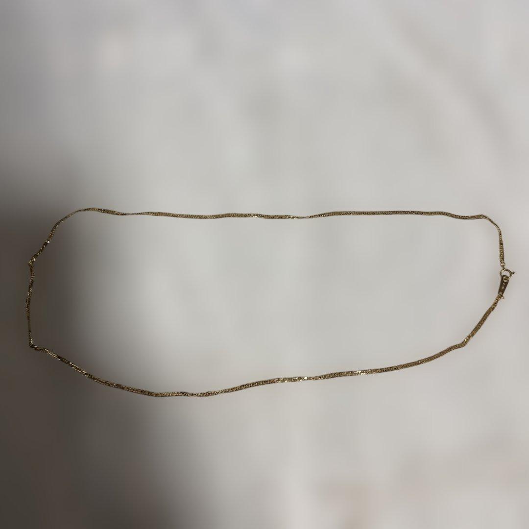 FAIRY CULLET 18金 ネックレス 50cm 6面W 5g