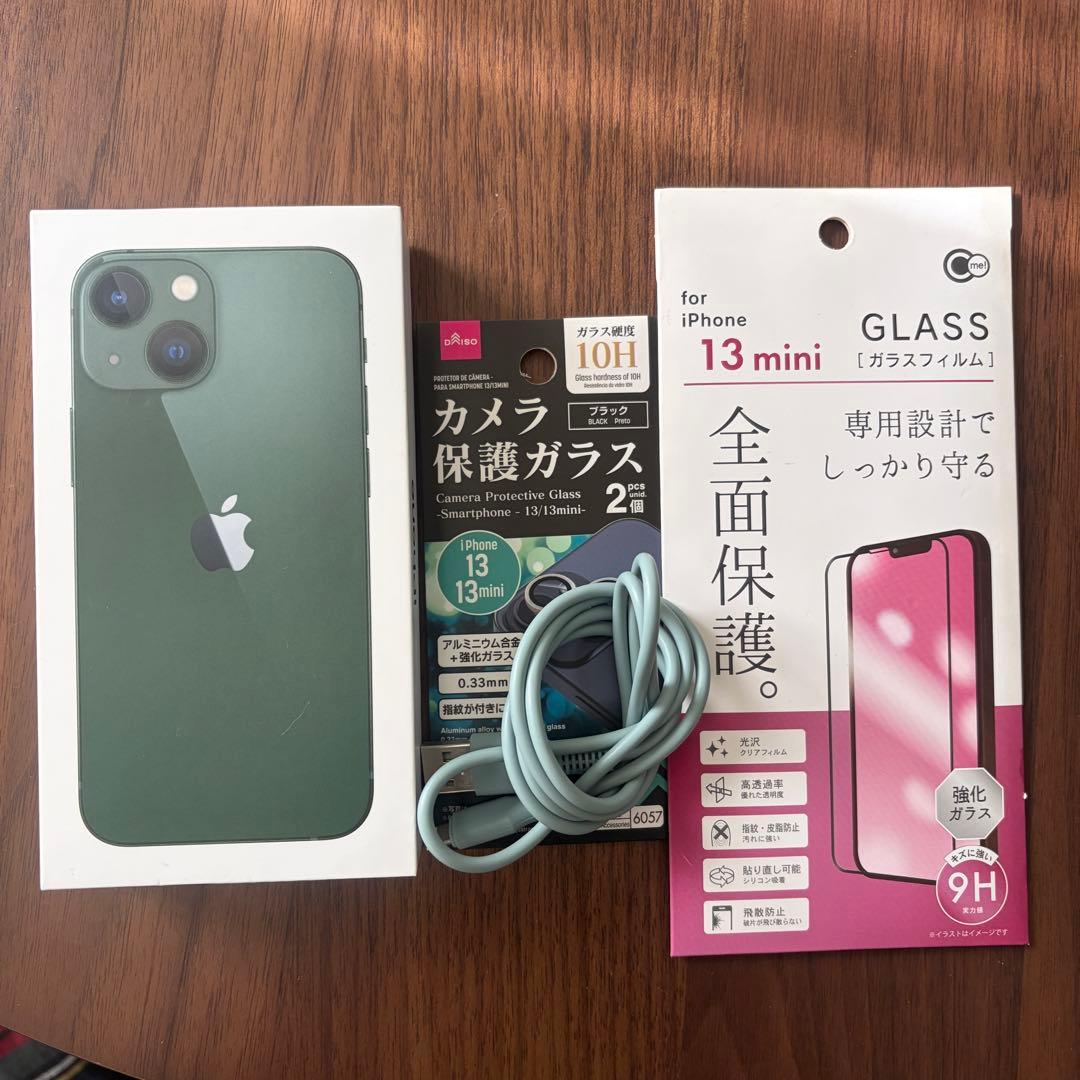 iPhone13mini 256GB バッテリー90% SIMフリー グリーン