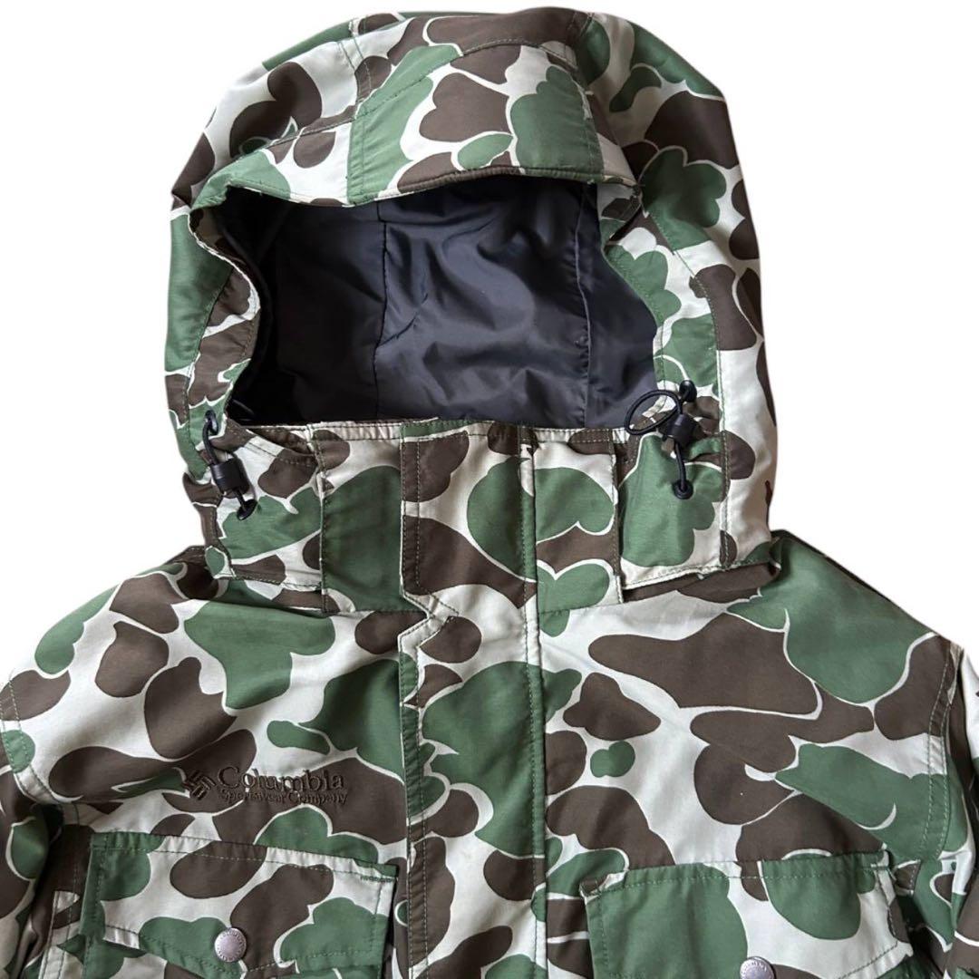 00s コロンビア チタニウム ダックハンターカモ　マウンテンパーカー 迷彩