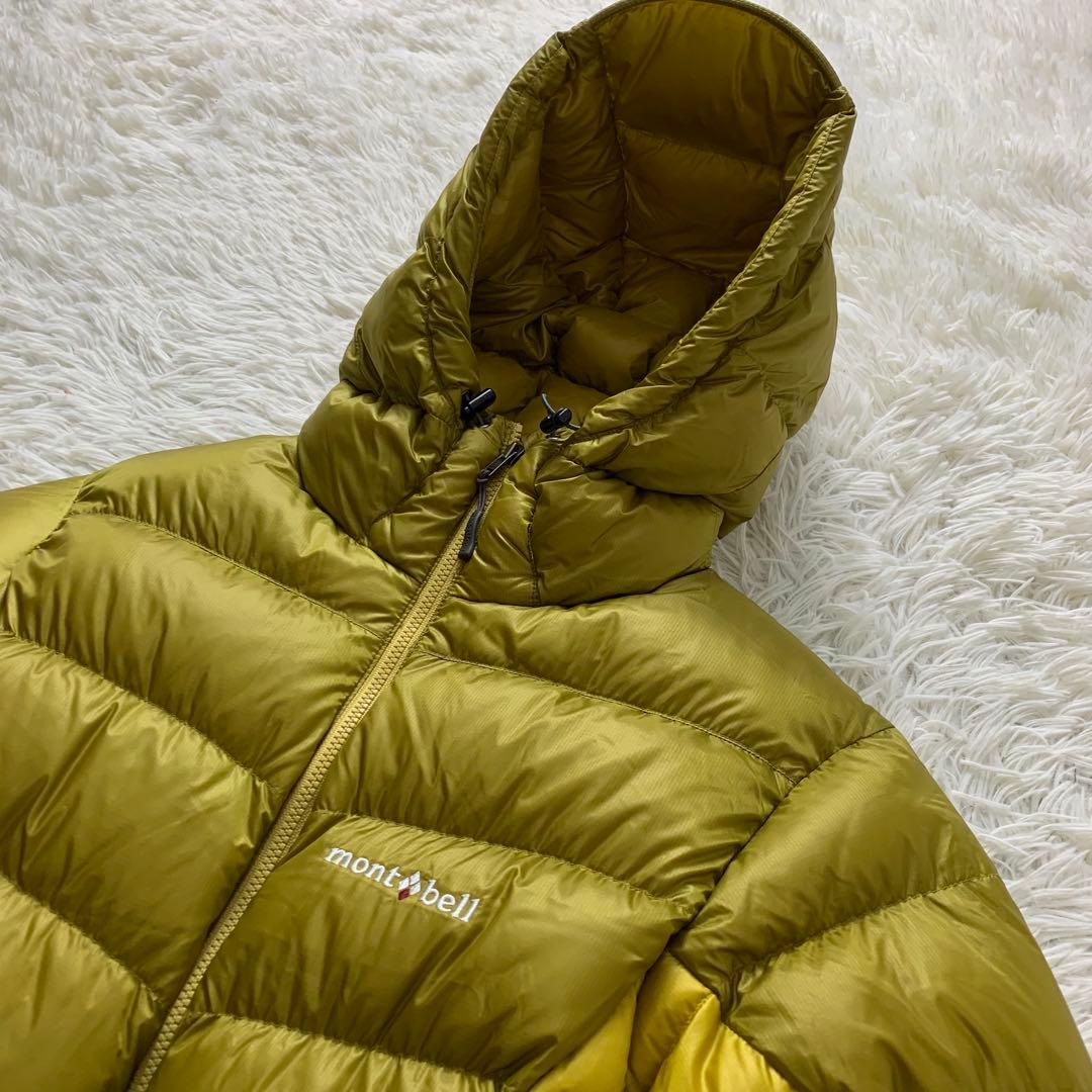 S*様 美品■モンベル ダウンジャケット アルパイン イエロー M 110140