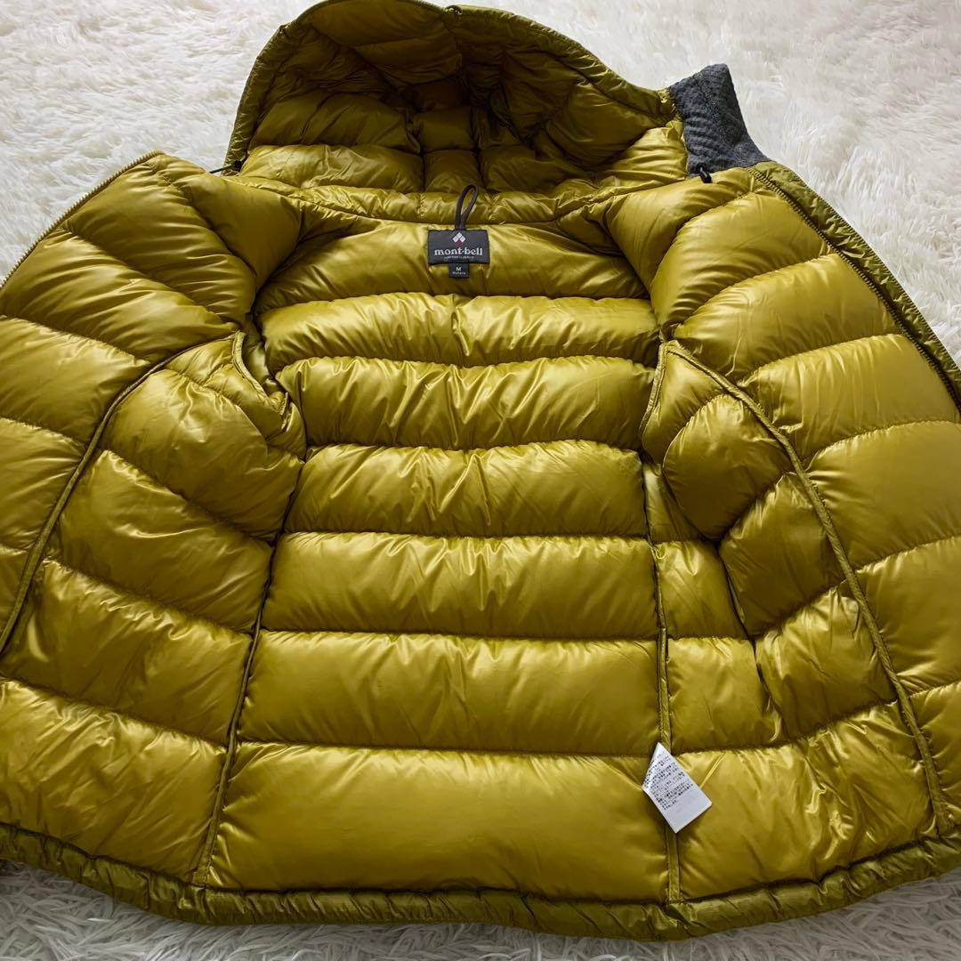 S*様 美品■モンベル ダウンジャケット アルパイン イエロー M 110140