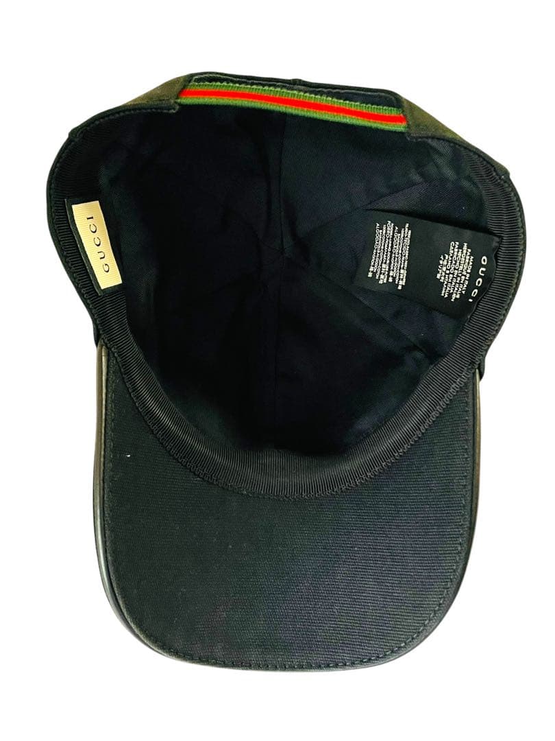 美品☆GUCCI グッチ　シェリーライン ベースボールキャップ Sサイズ57cm