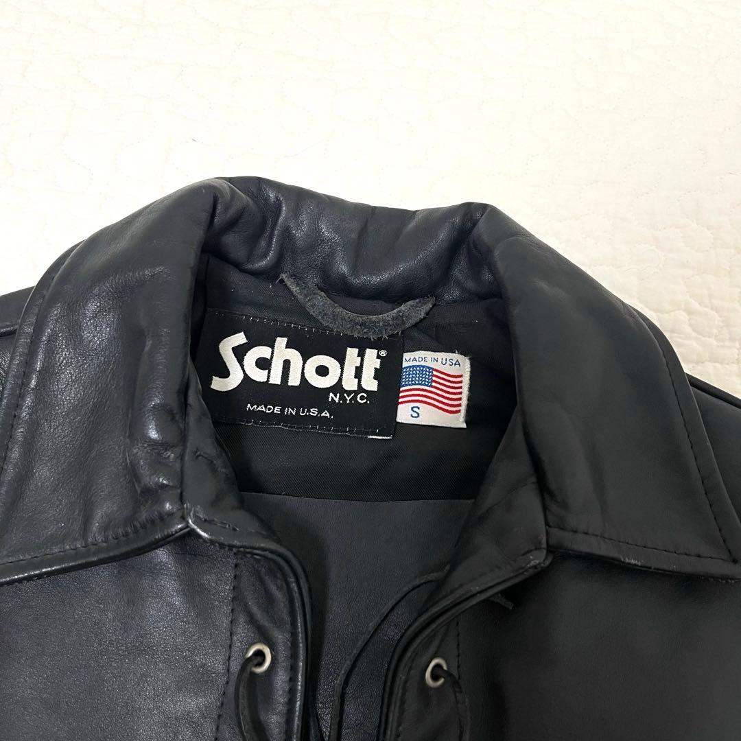 Schott 663 プルオーバー レザージャケット