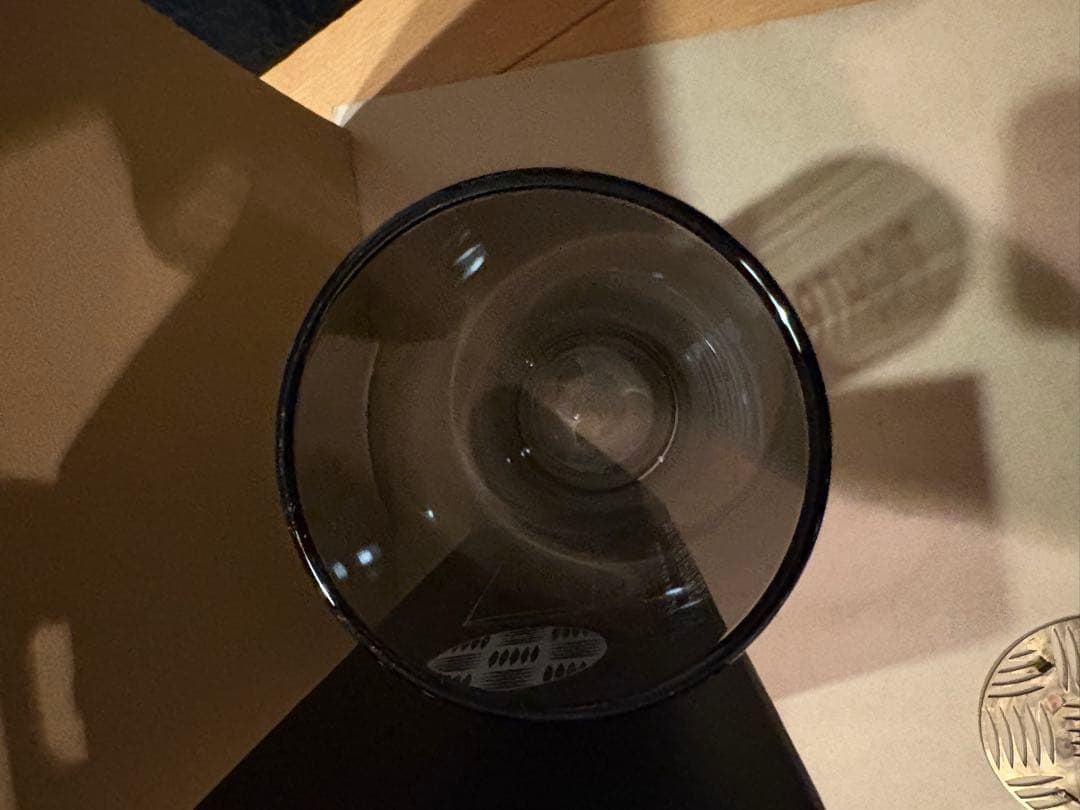 お香 TIGHTBOOTH GLASS INCENSE HOLDER BLACK