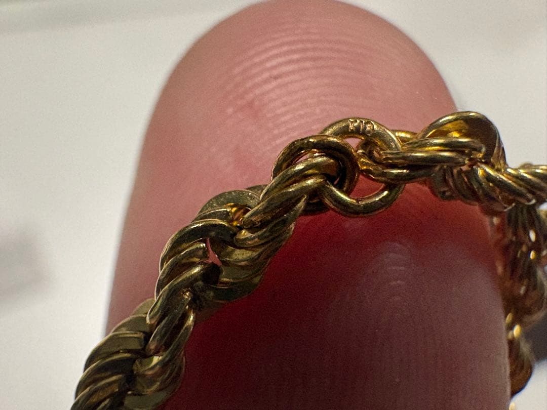 18金　リング　19号