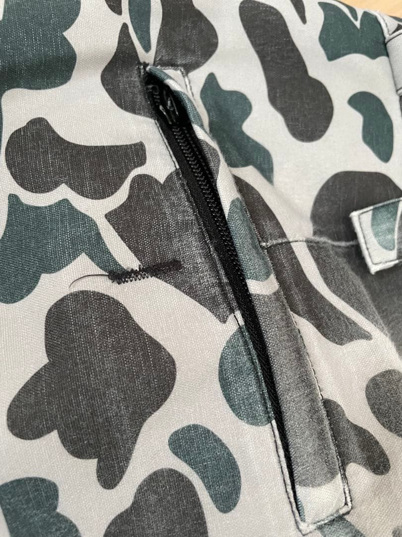 AA hardware スノーボードウェア グレー/カモフラージュ 上下セット