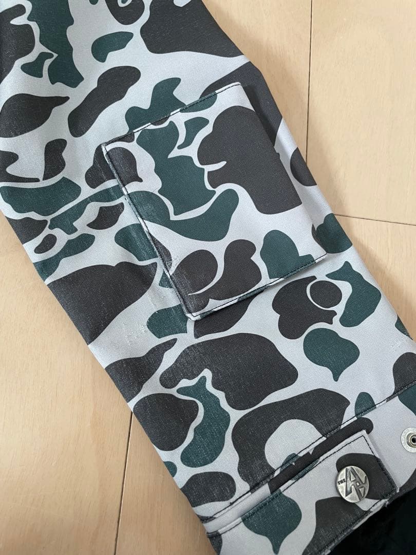 AA hardware スノーボードウェア グレー/カモフラージュ 上下セット