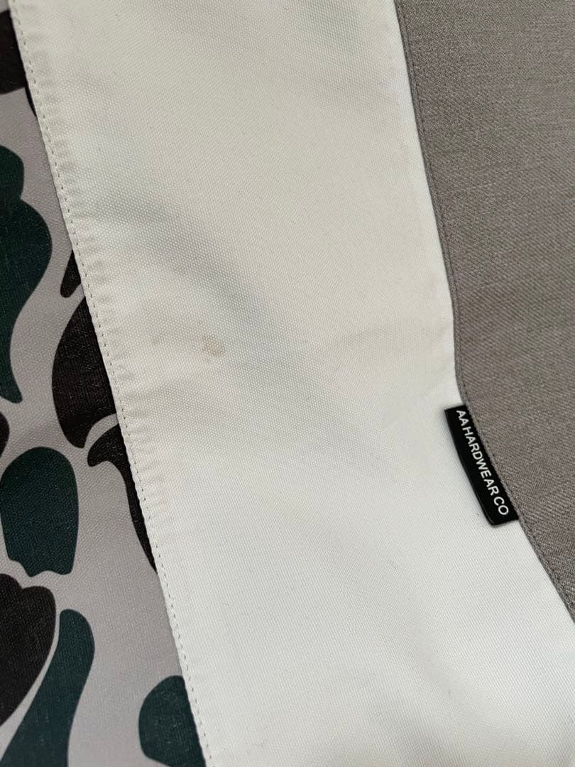 AA hardware スノーボードウェア グレー/カモフラージュ 上下セット