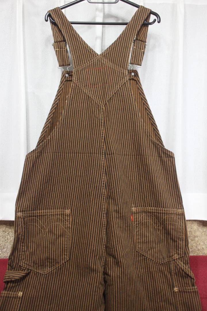 リーバイス レッド　オーバーオール　ブラウンヒッコリー　Lサイズ　未使用