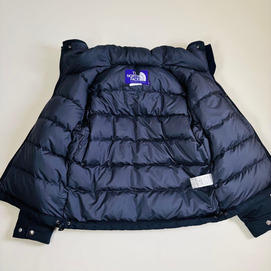 2395【美品】ノースフェイス パープルレーベル マウンテンダウンジャケット 紺