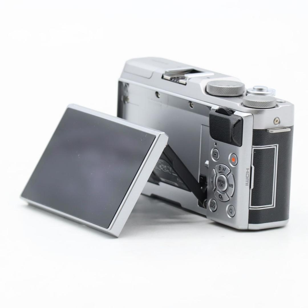 FUJIFILM X-A5 シルバー 美品 純正レザーケース・取説付 動作良好