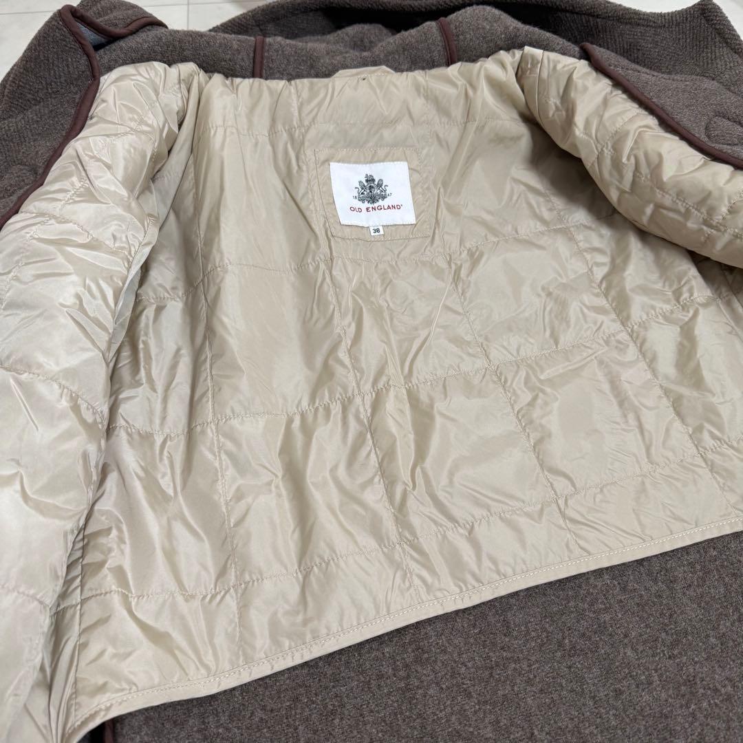 OLD ENGLAND クラシックダッフルコート 中綿 ブラウン 38