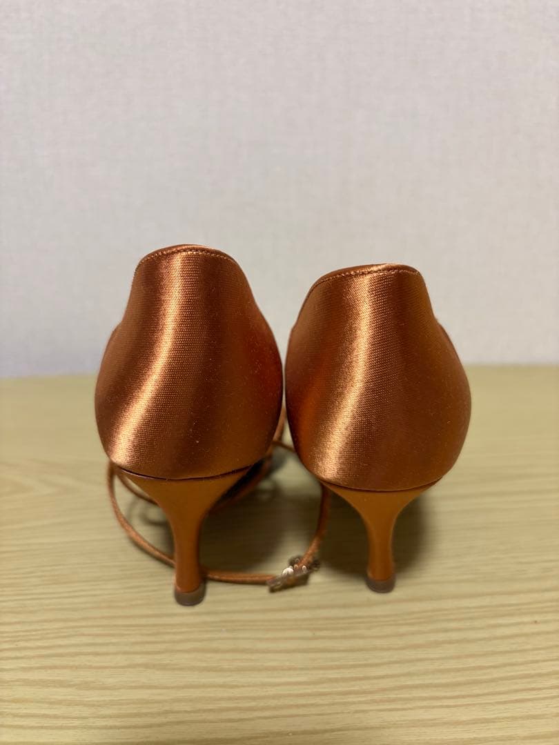 SUPADANCE ブロンズ ストラップヒールシューズ ラテン　3 1/2