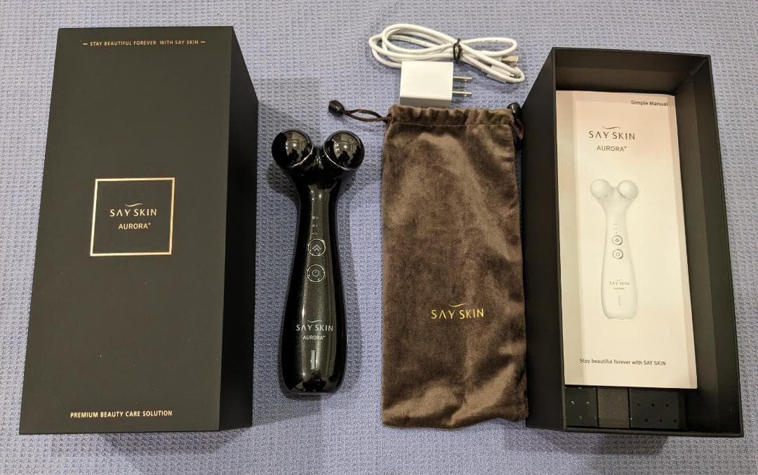 SAY SKIN AURORA + 【正規品ブラック】プラズマ 美顔器