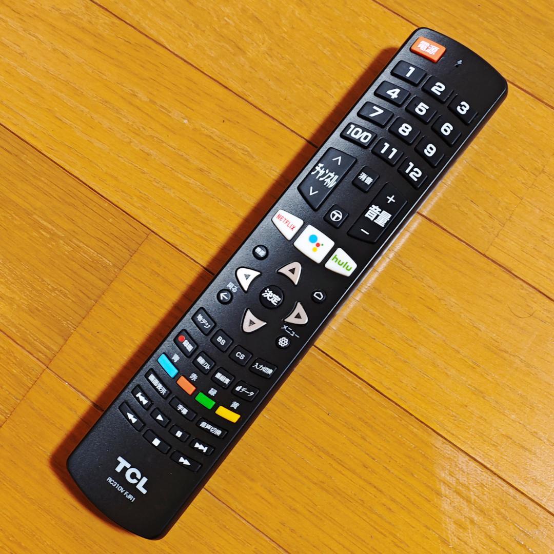TCL 43V型 Android TV 4K液晶テレビ 43P8B 動作良好