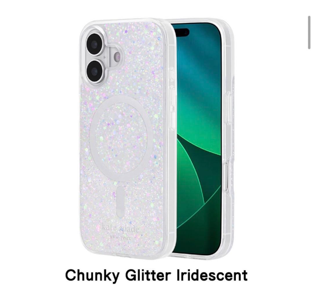 iPhone17♡Chunky Glitter♡ケイトスペード♡ MagSafe