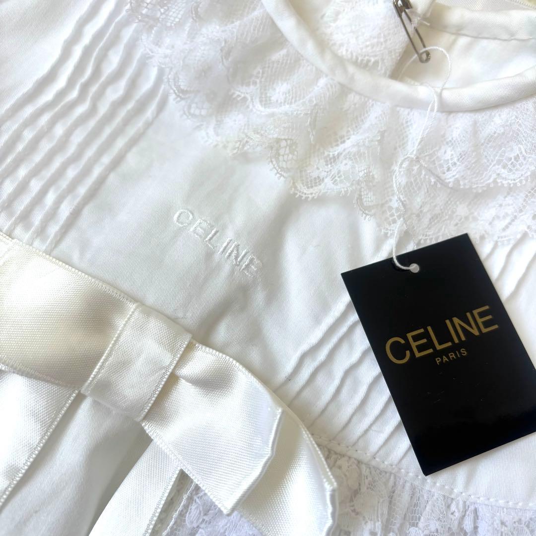 新品未使用　セリーヌ セレモニードレス＆帽子　2点セット　ホワイト